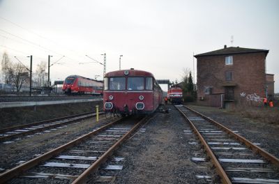 Sonderfahrt nach Willingen am 28.02.2016
Bereit zur Hinfahrt am alten Bw Gießen  - © Frank Trumpold
