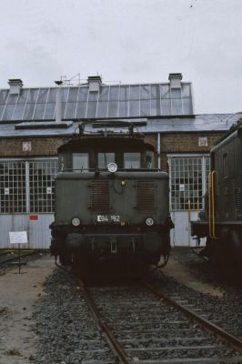 Deutsches Krokodil zu Gast bei der Historischen Eisenbahn Frankfurt am Main im Oktober 1983 - © Dietmar König, Sammlung Frank Trumpold
