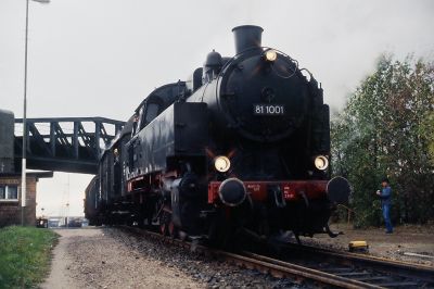 Volldampf bei der Historischen Eisenbahn Frankfurt am Main im Oktober 1983 - © Dietmar König, Sammlung Frank Trumpold
